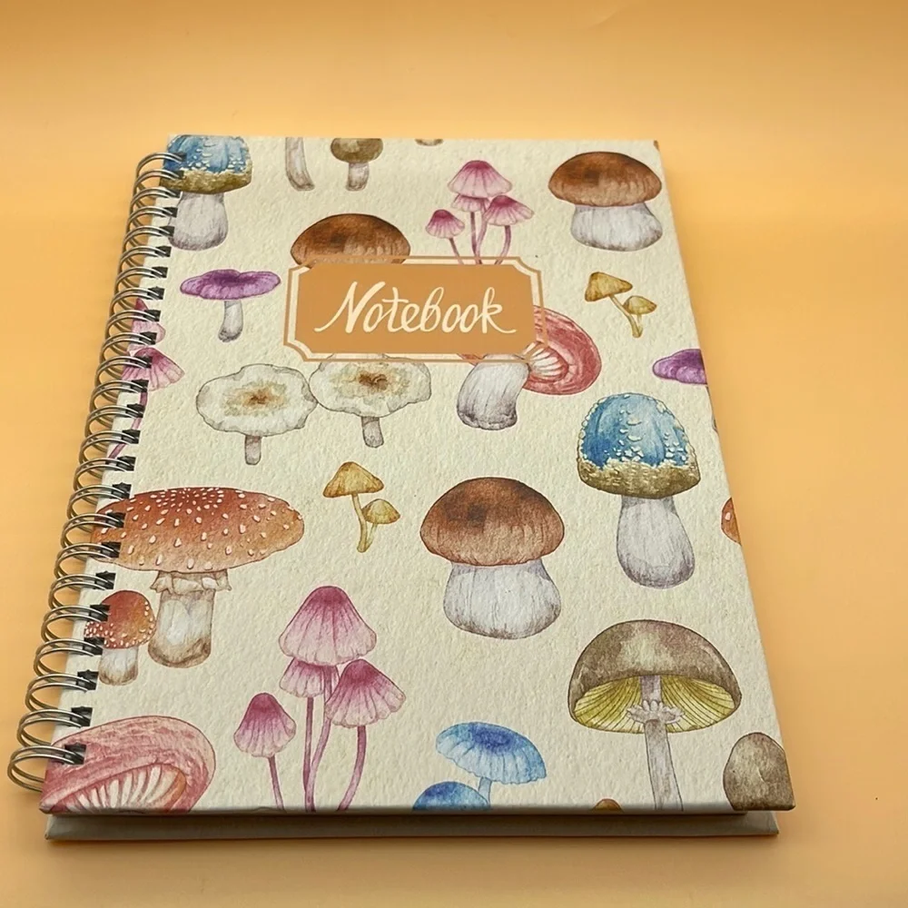 Mushroom Spiral Bound Notebook or Journal